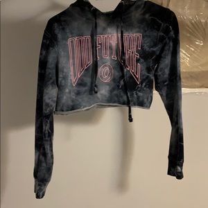 “odd future” crop top hoodie